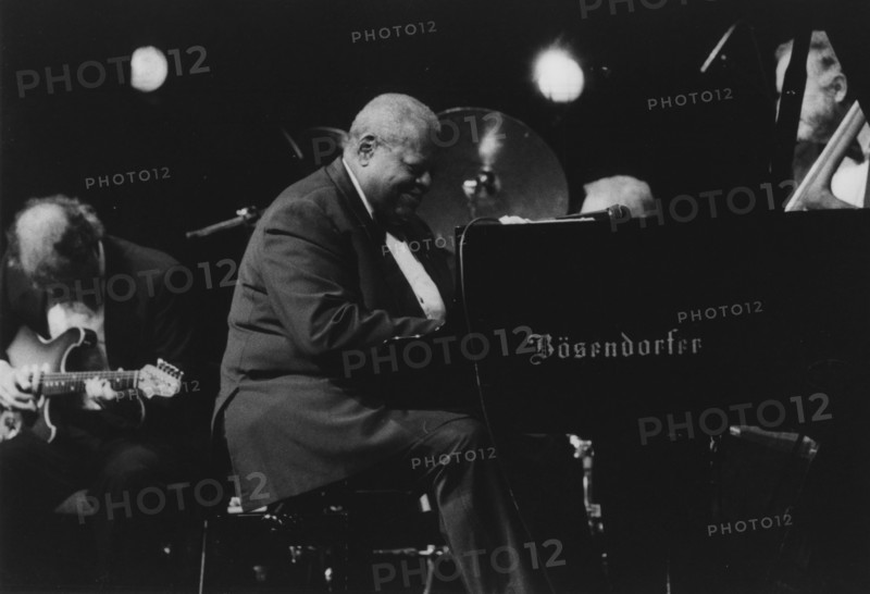 Oscar Peterson, North Sea Jazz Festival, Netherlands, 1995. Creator: Brian Foskett.
