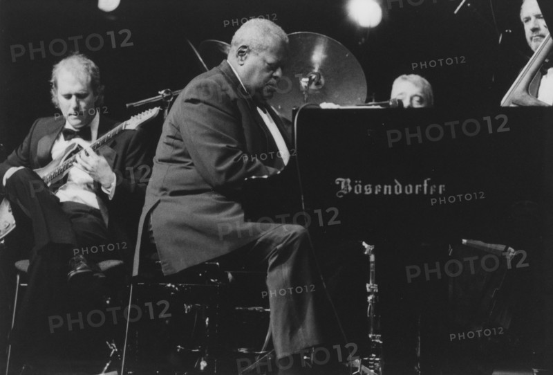 Oscar Peterson, North Sea Jazz Festival, Netherlands, 1995. Creator: Brian Foskett.