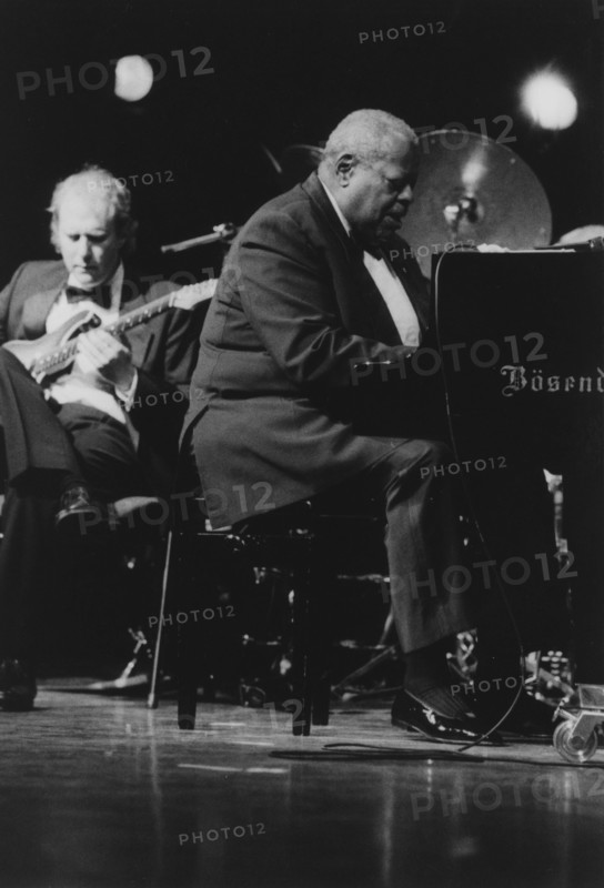 Oscar Peterson, North Sea Jazz Festival, Netherlands, 1995. Creator: Brian Foskett.