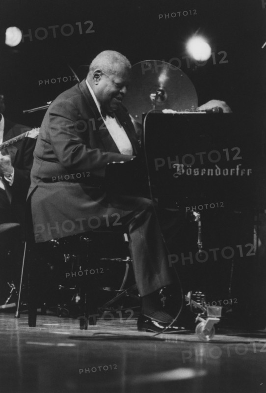 Oscar Peterson, North Sea Jazz Festival, Netherlands, 1995. Creator: Brian Foskett.