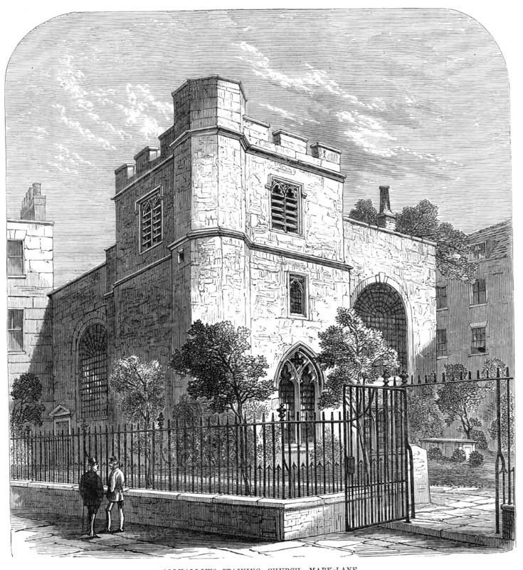Allhallows Staining Church, Mark-Lane, 1870. Creator: Unknown.