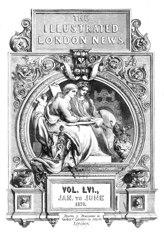 Front page of "Illustrated London News", January to June 1870. Creator: Unknown.