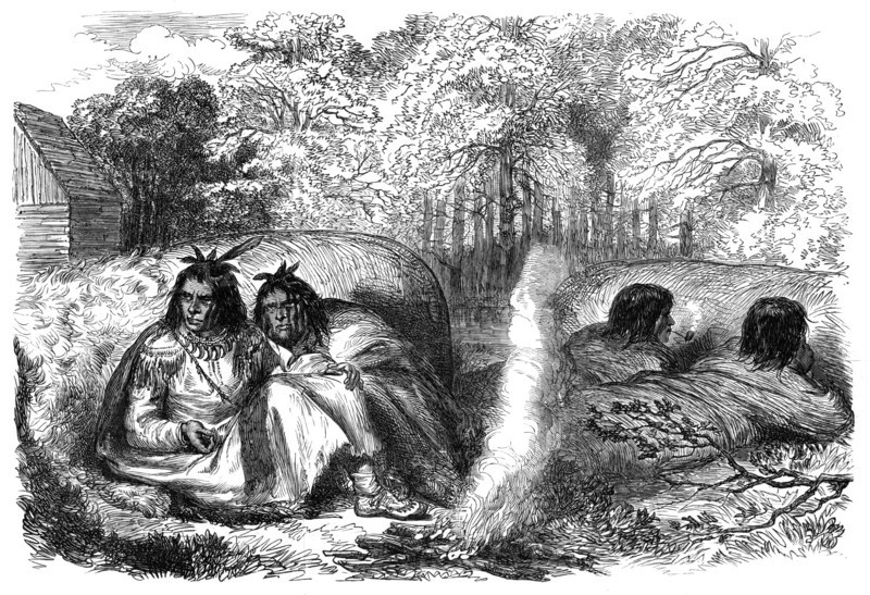 The Red River Expedition in North America: Ojibways, 1870. Creator: Unknown.