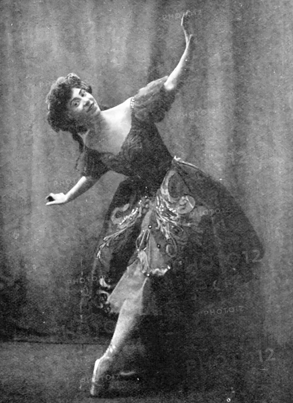 Mlle. Maria Baldina, of the Russian Imperial Ballet, who is appearing at the London Coliseum, 1909. Creator: Bert.