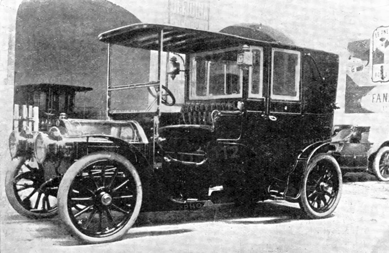 The 20-30-h.p. Itala, the gift of American Roman Catholics [to the Pope], 1909. Creator: Delius.
