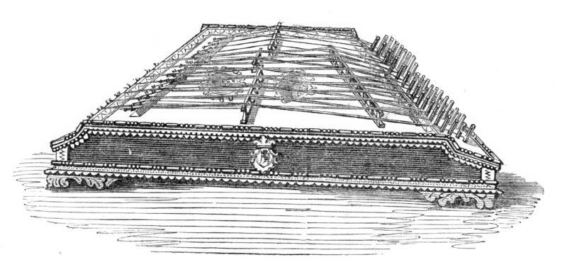 Musical Instruments at the South Kensington Museum: Dulcimer, 1870. Creator: Unknown.