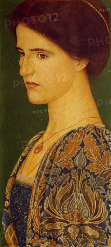 Fiammetta (Portrait of Georgie Gaskin), 1898. Creator: Arthur Joseph Gaskin.