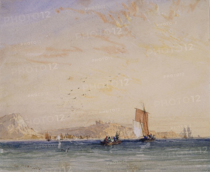 Dover from the Sea, 1831. Creator: David Cox the Elder.