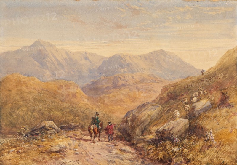 The Road to the Mountains, 1838. Creator: David Cox the Elder.