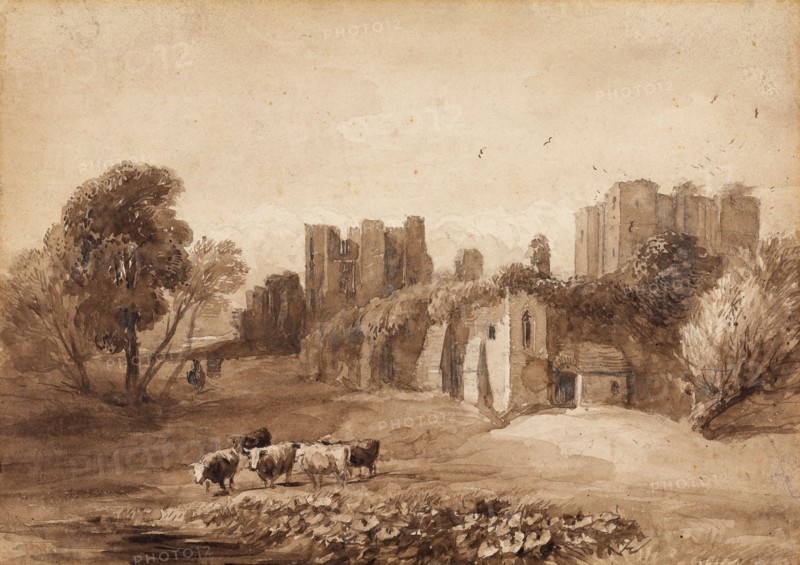 Kenilworth Castle From The East, 1831-40. Creator: David Cox the Elder.