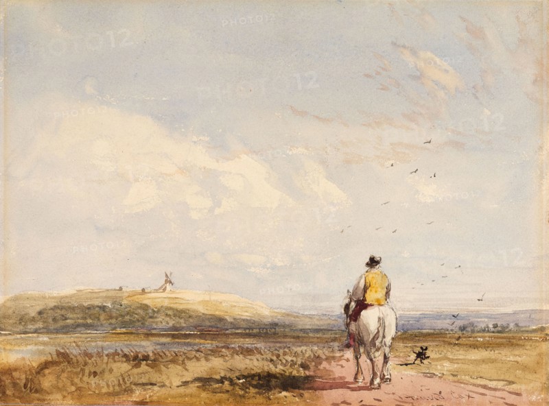 Going to the Mill, 1832-38. Creator: David Cox the Elder.