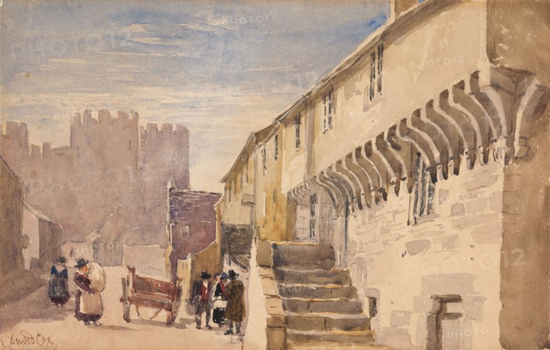 Conway Castle, c1830s. Creator: David Cox the Elder.