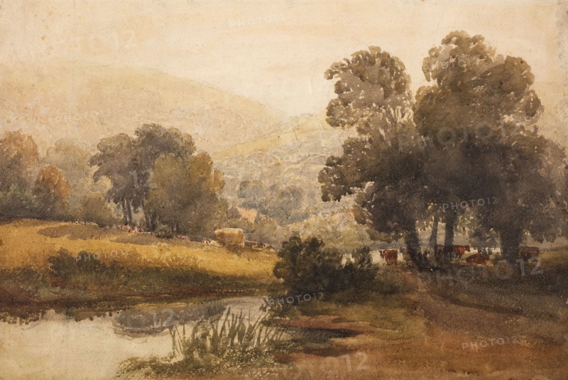 Landscape in Wales, c1820s. Creator: David Cox the Elder.