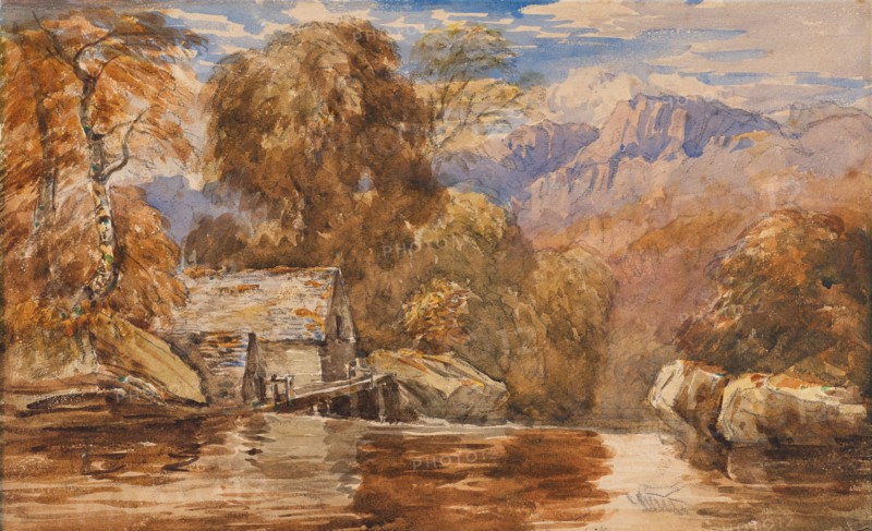 Pandy Mill, North Wales, c1820s. Creator: David Cox the Elder.
