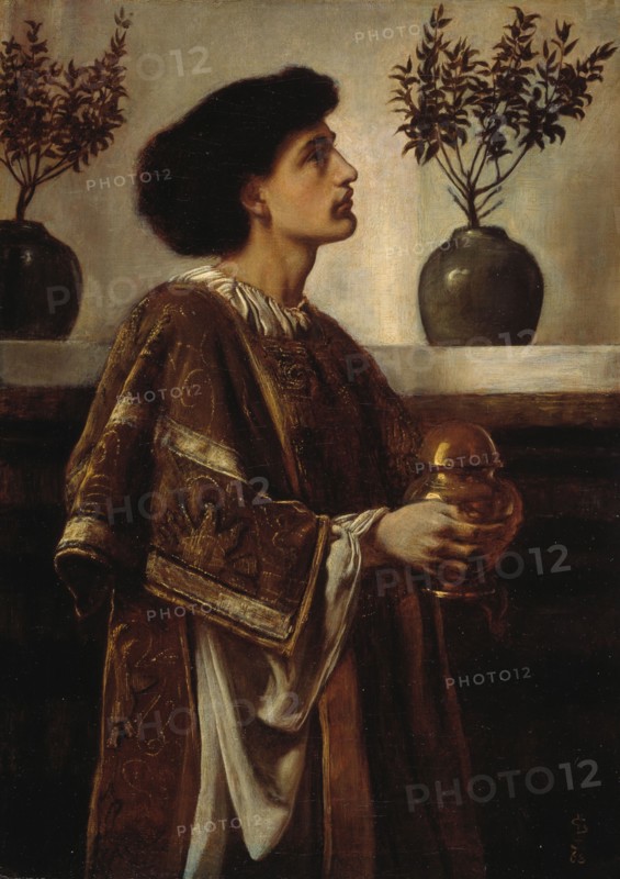 A Deacon, 1863. Creator: Simeon Solomon.
