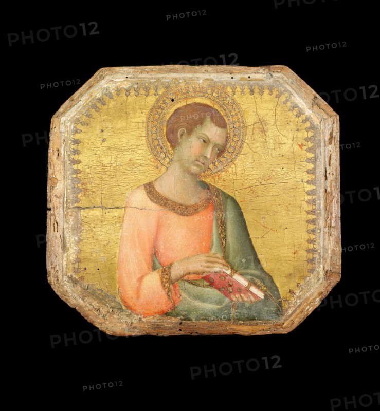 A Saint Holding a Book, 1330-44. Creator: Simone Martini.