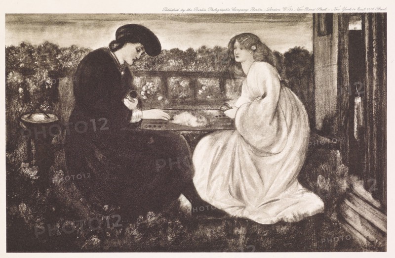 The Backgammon Players, c1861, (1900). Creator: Unknown.