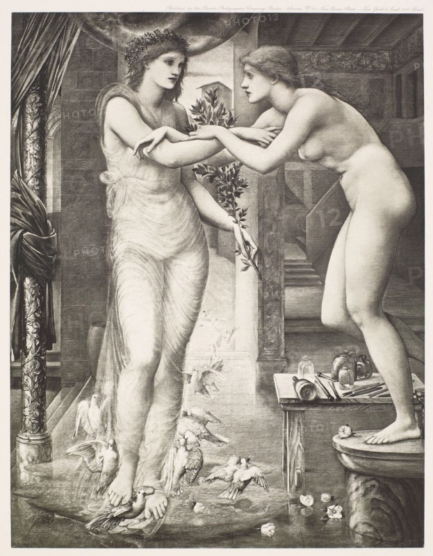 Pygmalion and the Image - The Godhead Fires, c1870s, (1900). Creator: Unknown.