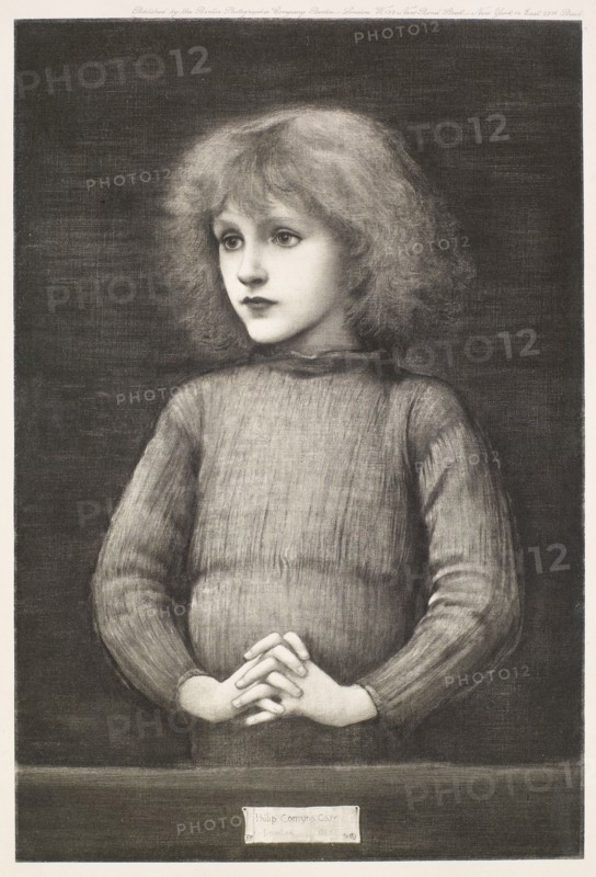 Portrait of Philip Comyns-Carr, 1882, (1900). Creator: Unknown.