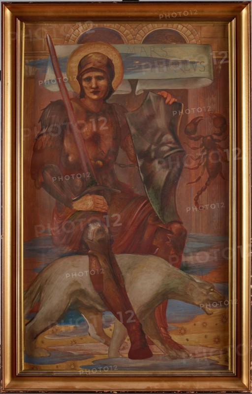 Mars, 1878. Creator: Sir Edward Coley Burne-Jones.