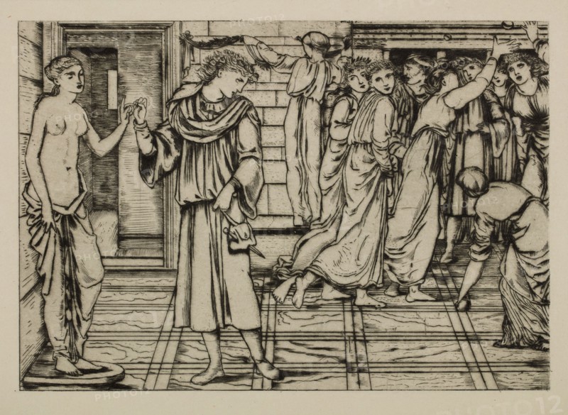 The Ring Given to Venus, 1865. Creator: Sir Edward Coley Burne-Jones.