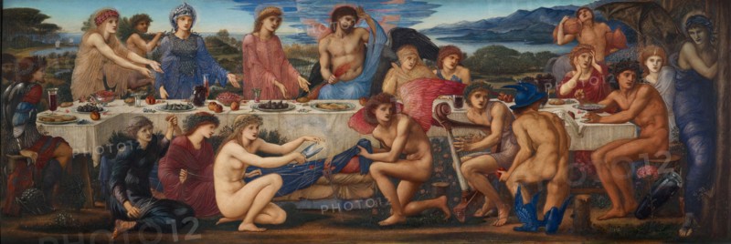 The Feast of Peleus, mid-late 19th century. Creator: Sir Edward Coley Burne-Jones.