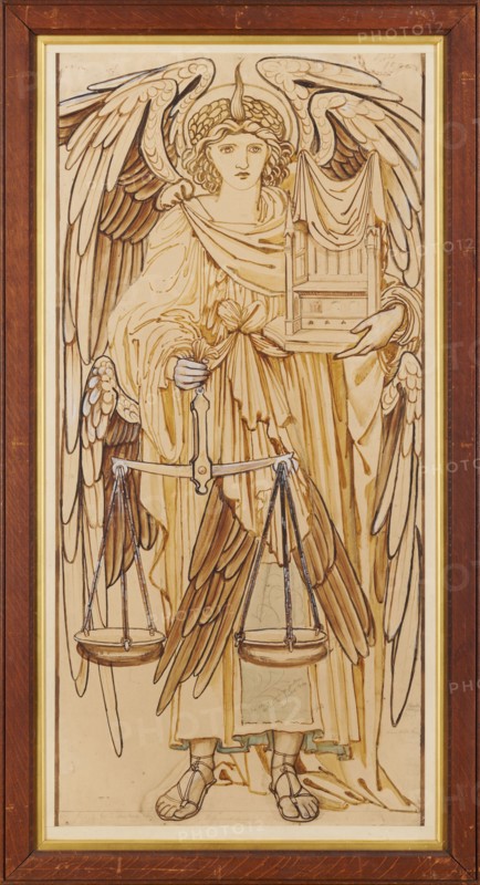 The Angels of the Hierarchy - Thrones, 1873. Creator: Sir Edward Coley Burne-Jones.