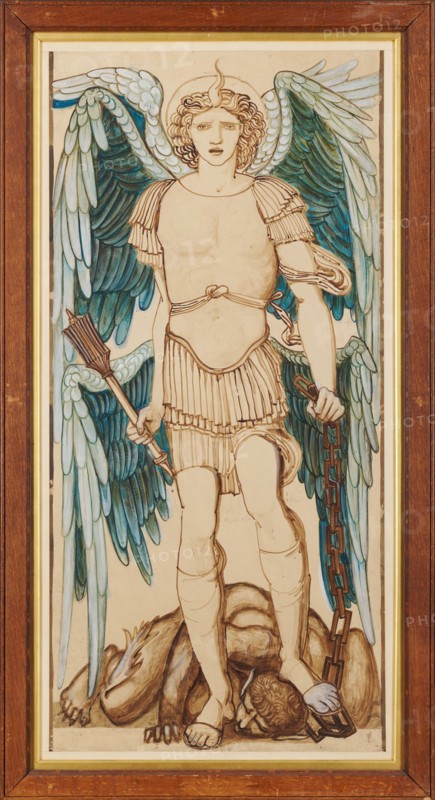 The Angels of the Hierarchy - Principates, 1873. Creator: Sir Edward Coley Burne-Jones.