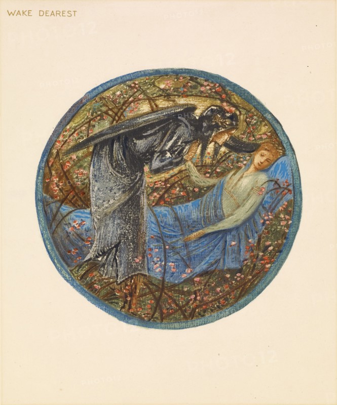 The Flower Book - Wake, Dearest, 1905. Creator: Sir Edward Coley Burne-Jones.