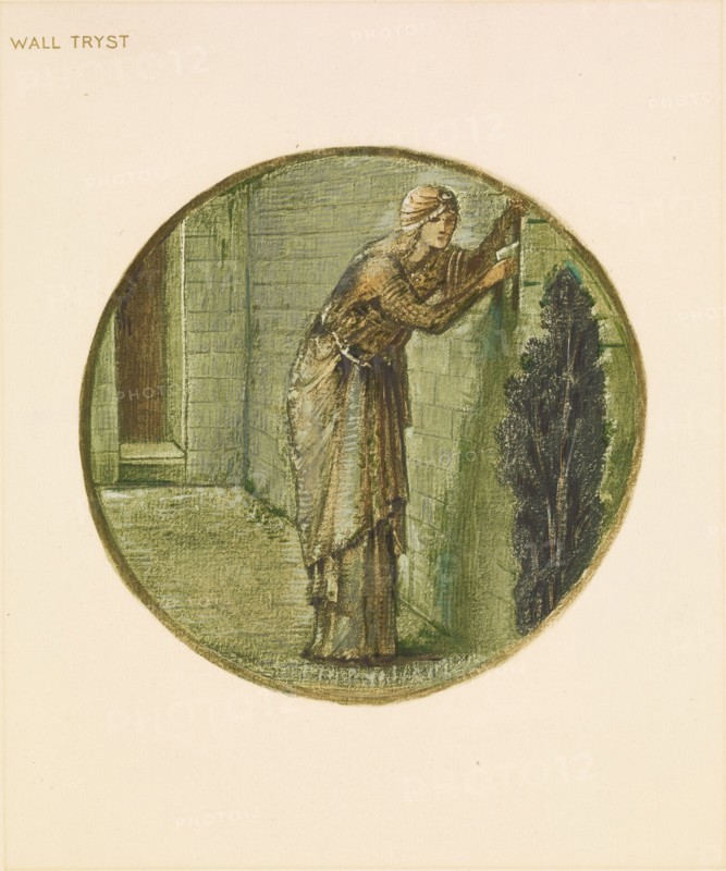 The Flower Book - Wall Tryst, 1905. Creator: Sir Edward Coley Burne-Jones.