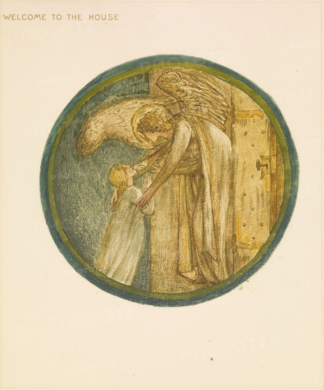 The Flower Book - Welcome to the House, 1905. Creator: Sir Edward Coley Burne-Jones.