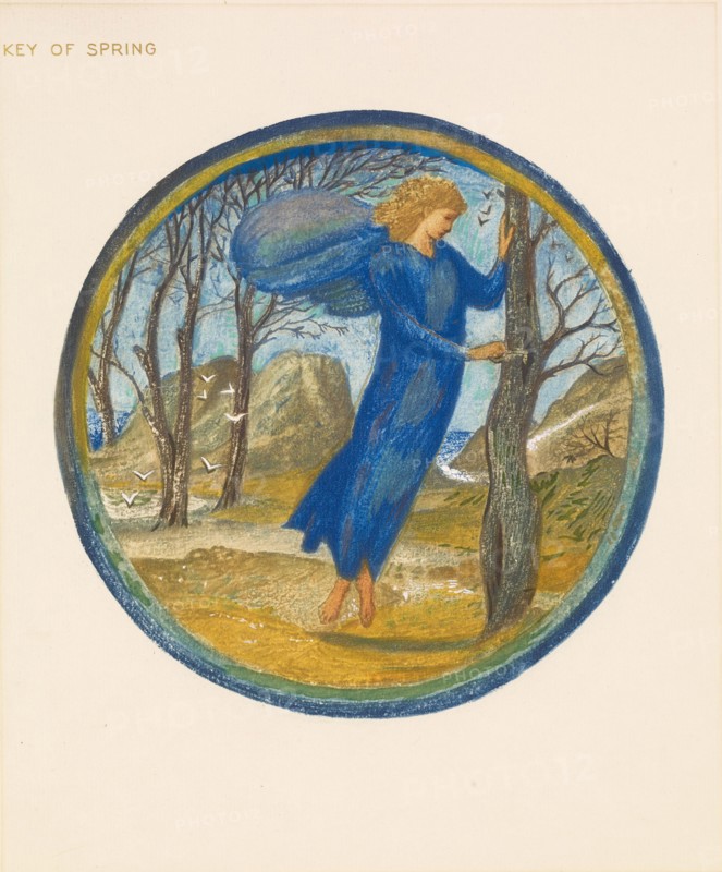 The Flower Book- Key of Spring, 1905. Creator: Sir Edward Coley Burne-Jones.