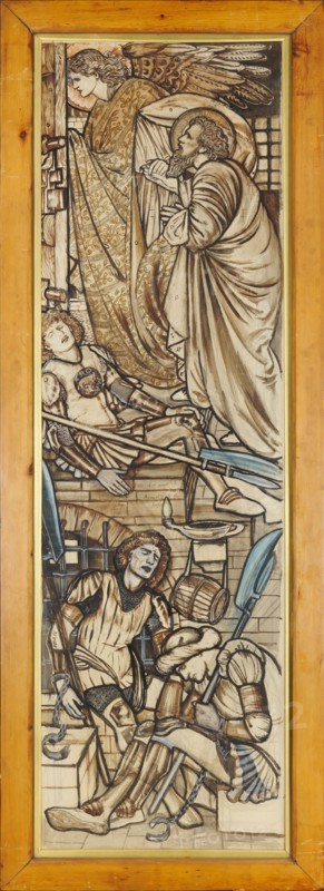 The Deliverance of St Peter from Prison, 1863. Creator: Sir Edward Coley Burne-Jones.