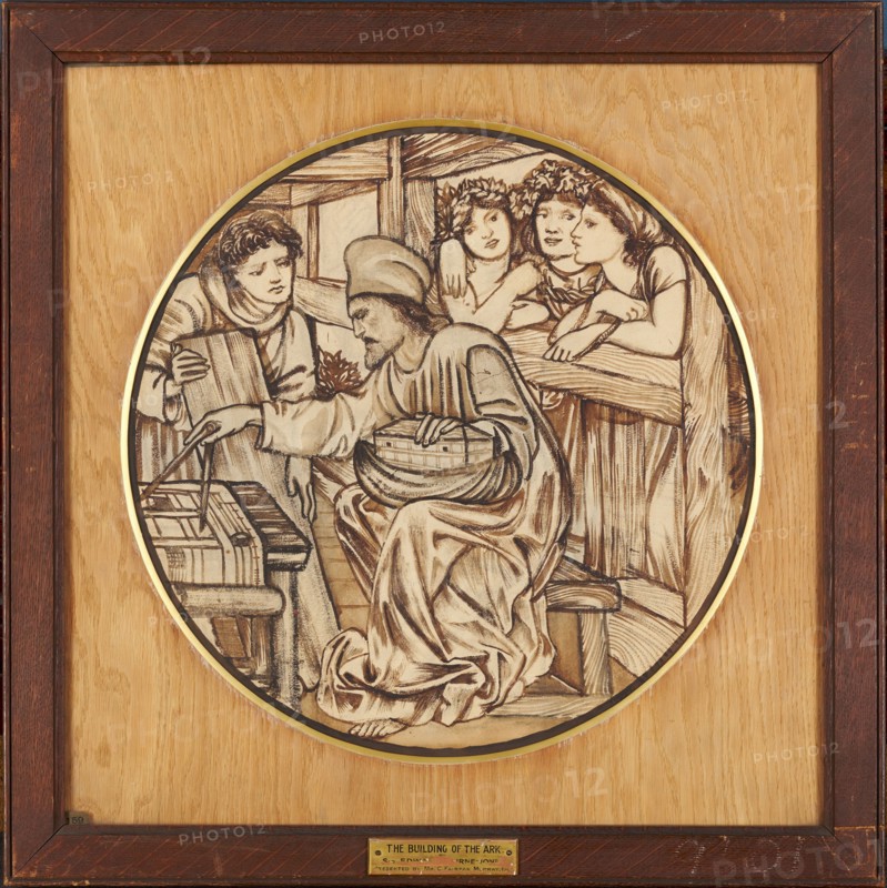 The Building of the Ark, 1863. Creator: Sir Edward Coley Burne-Jones.