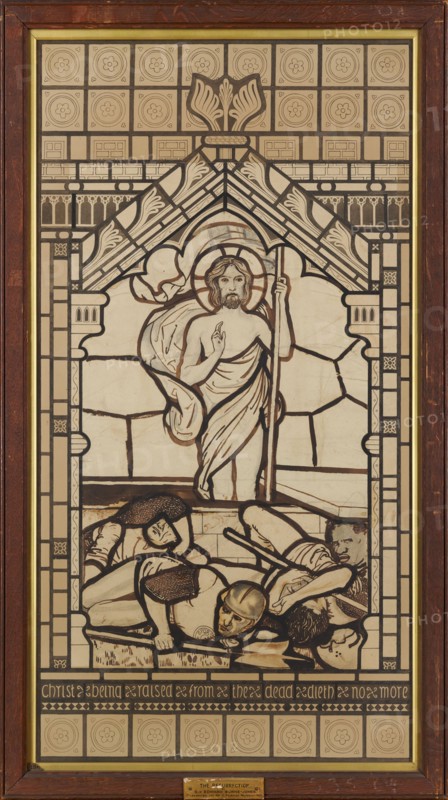 The Resurrection, 1861-2. Creator: Sir Edward Coley Burne-Jones.