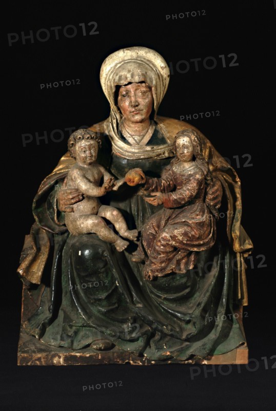 St Anne with the Virgin and Child, 1500-1550. Creator: Unknown.