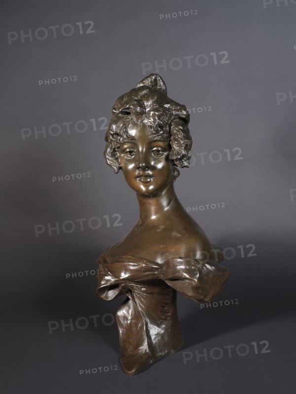 Head of a Girl, 1870-1920. Creator: Georges van der Straeten.
