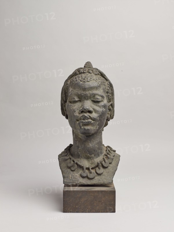 Head of a Dancing Girl, 1930s. Creator: Marguerite Milward.