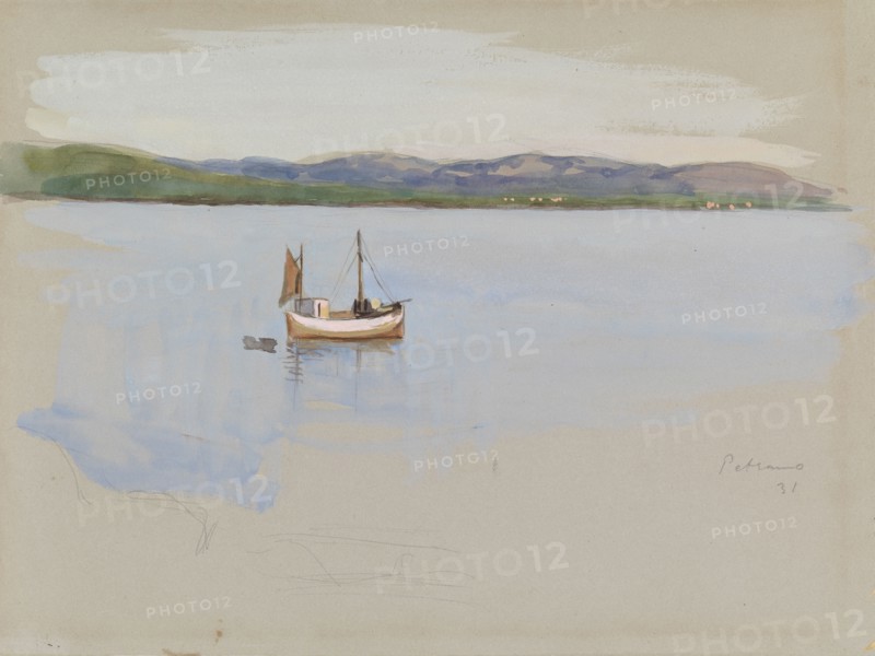 Fishing Boat, 1931. Creator: Eero Jarnefelt.