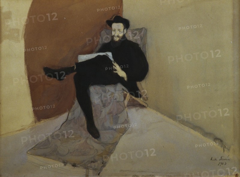 Portrait of Hugo Simberg, 1903. Creator: Antti Faven.