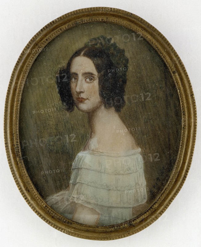 Portrait of a lady, 1840. Creator: Joseph Karl Stieler.