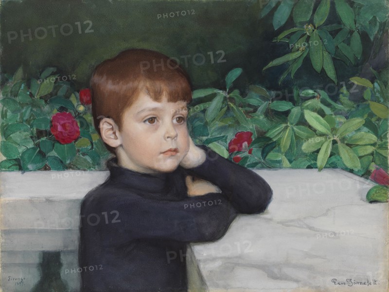 Portrait of the Artist's Son (Heikki Järnefelt), 1897. Creator: Eero Jarnefelt.