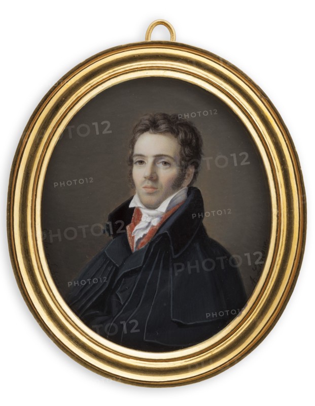 Portrait of a young man, 1822-1863. Creator: Alphonse de Labroue.