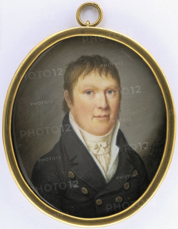 Portrait of a man, 1811. Creator: Salomon Hofling.
