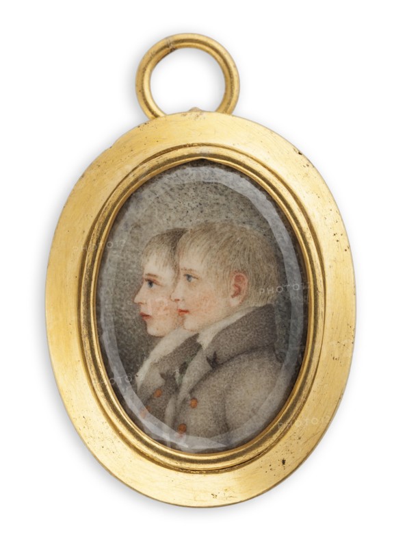 The Petersen brothers from Skane, c1840s. Creator: Unknown.