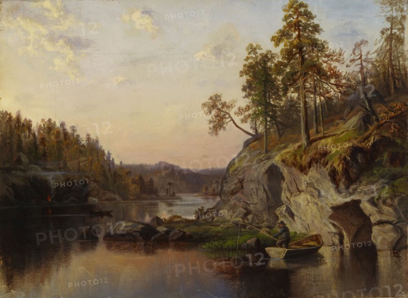 Landscape at Häme, 1860-1867. Creator: Emma Gyldén.