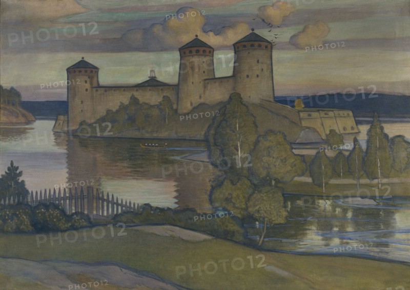Olavinlinna, 1900. Creator: Vaino Blomstedt.