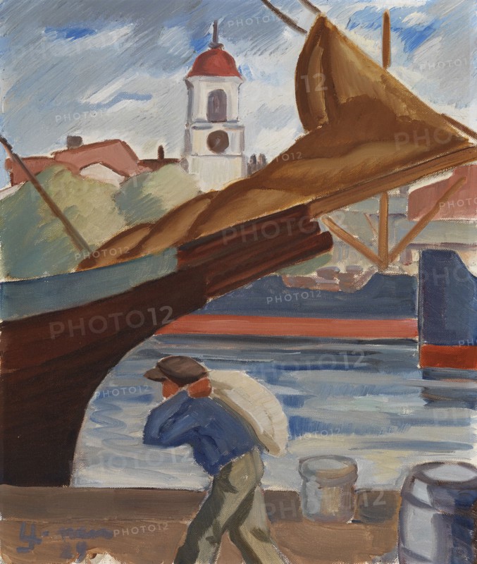 Satama, 1929. Creator: Vihtori Ylinen.