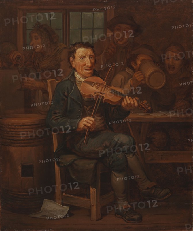 The Violinist, 1809. Creator: Alexander Lauréus.