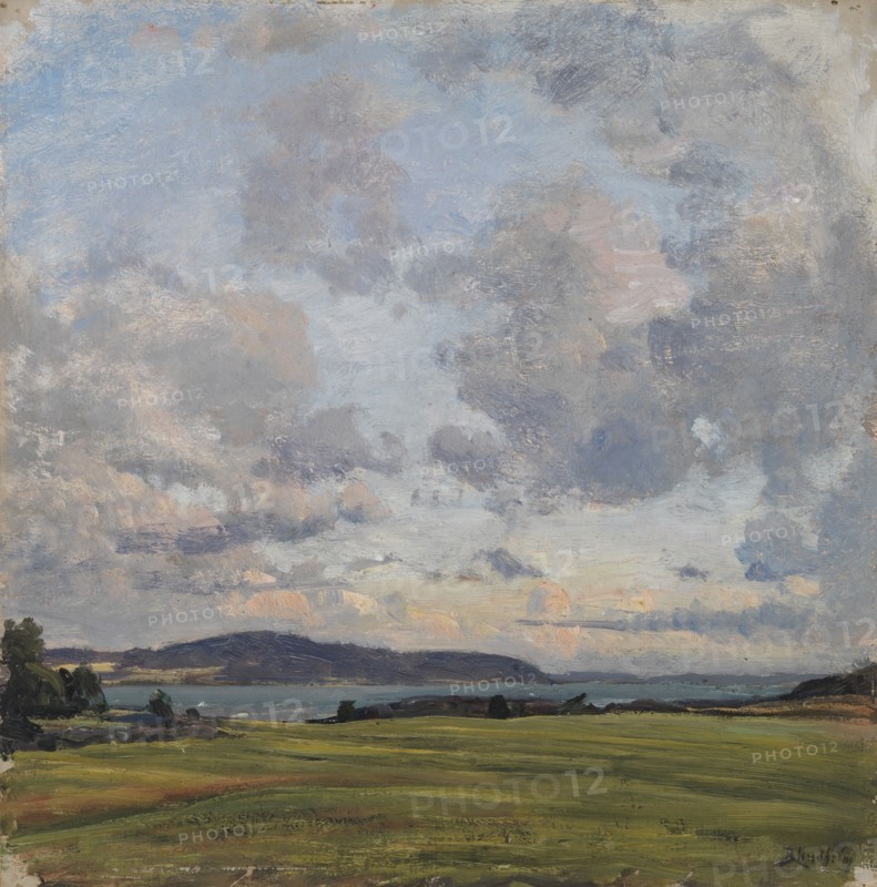 Autumn clouds, 1890-1899. Creator: Berndt Lindholm.